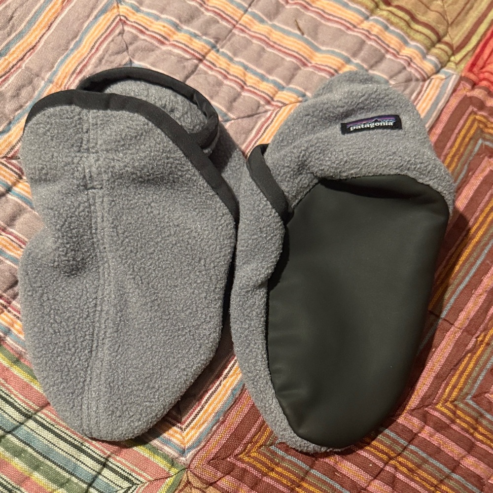 Patagonia Gray Kids Slippers